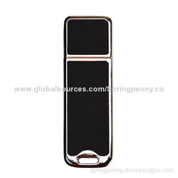 Promotion black smart leather USB drivers